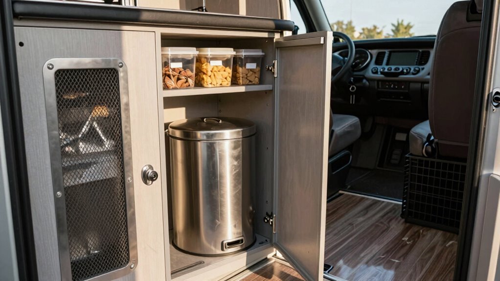 secure trash pet proof storage