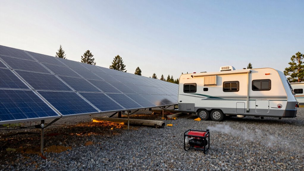 silent solar noisy generators