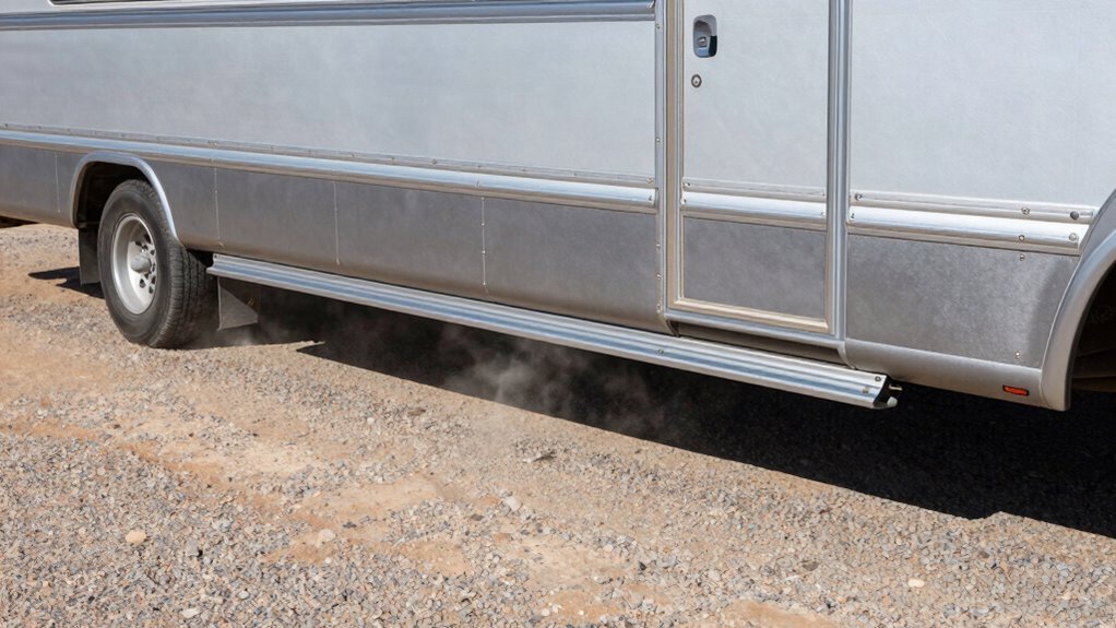 skirting reduces rv heat