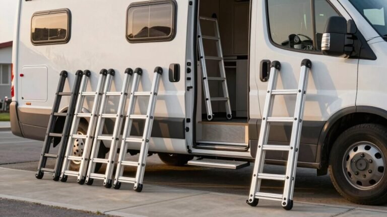 space saving rv collapsible ladders