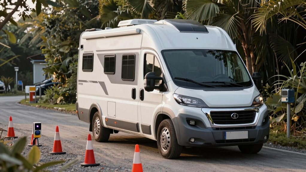 spotter assisted backing with signals