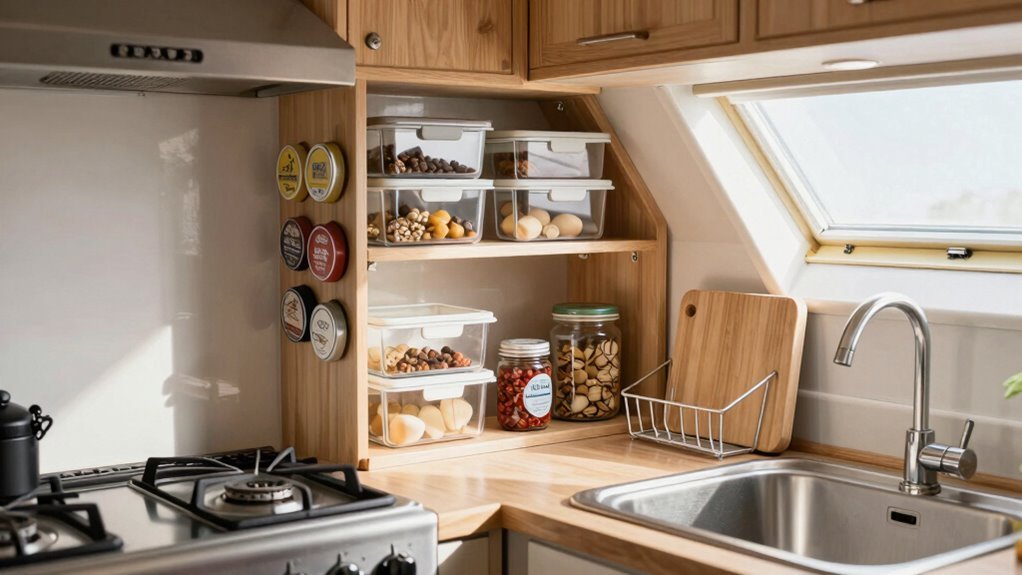stackable airtight rv pantry