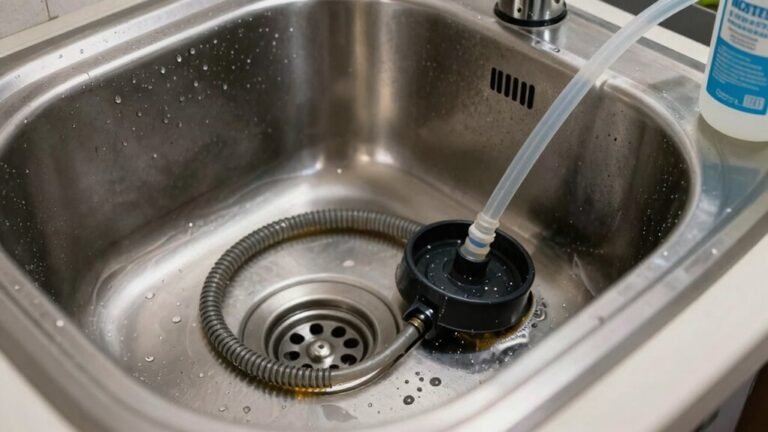 unclog rv sink shower