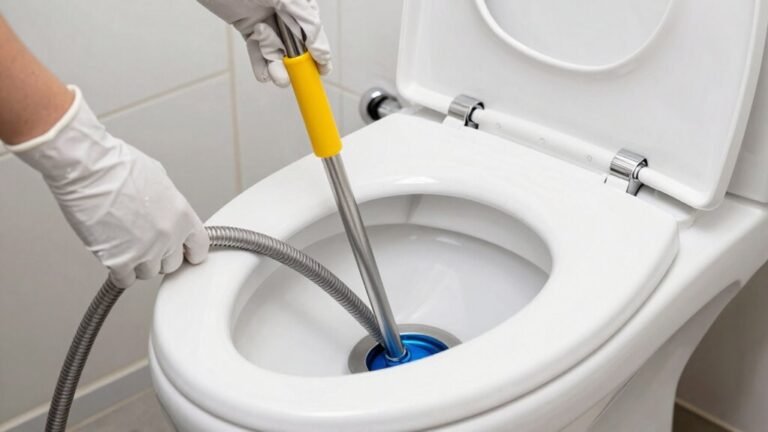 unclog rv toilet tank