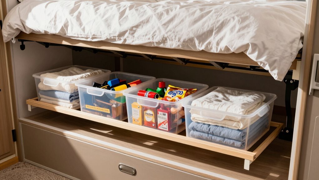 under bed rv storage optimization