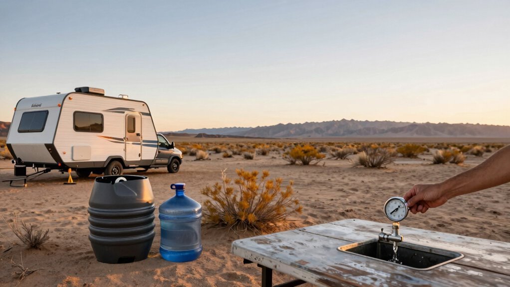 water conservation while boondocking