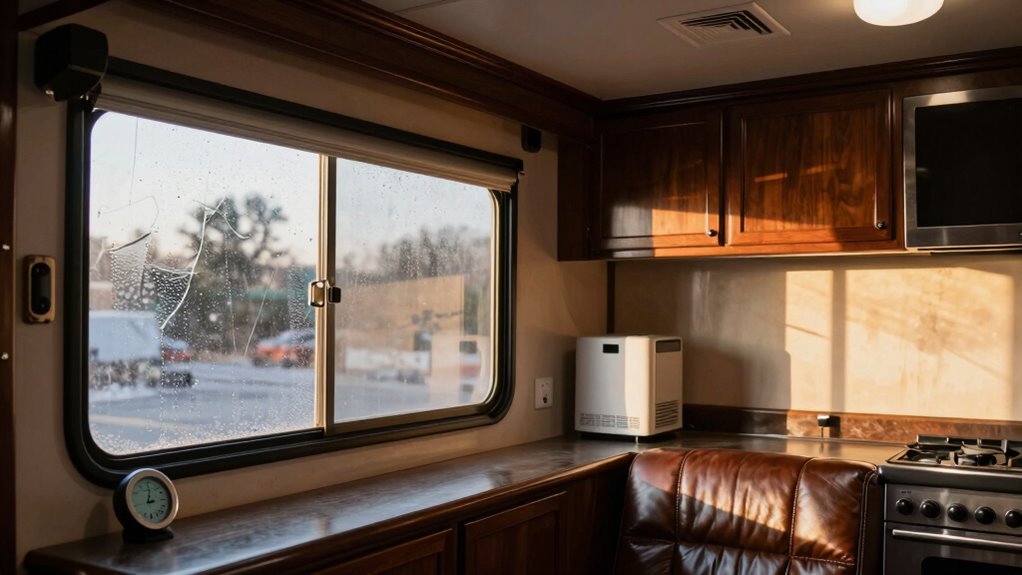 window crack reduces humidity