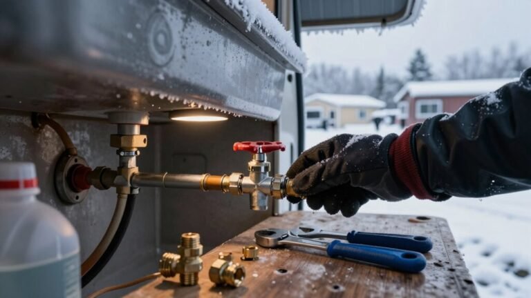 winterize your rv plumbing