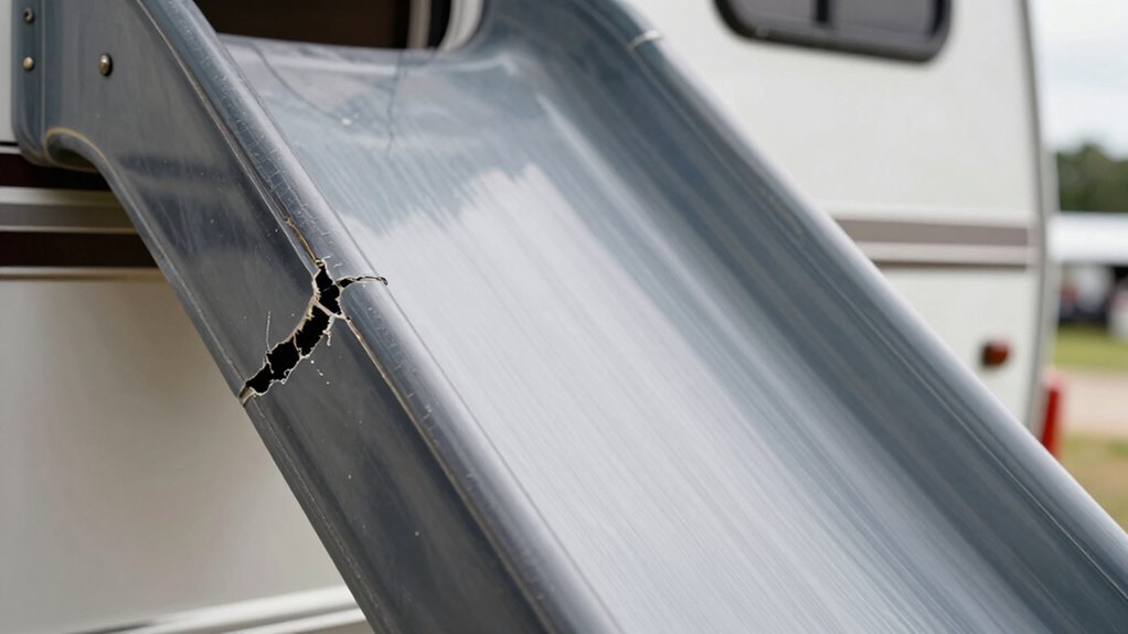 worn slide out seals leak